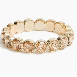 J Crew crystal gem bracelet New with tags